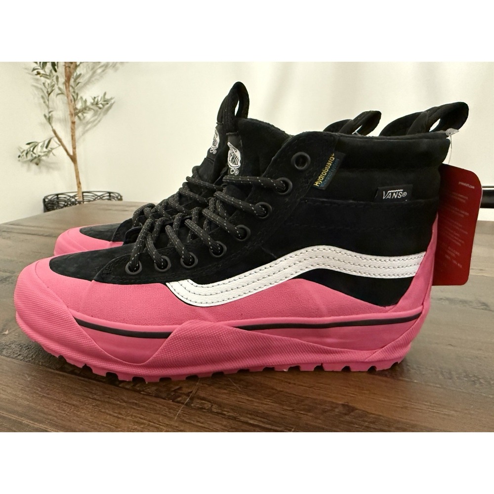 VANS SK8 Hi MTE-2 Hiking Boots Men's 5.5 Women's 7 Dip Pink Black Suede NWT